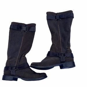 Ugg Dree Tall riding boots brown size 9 leather